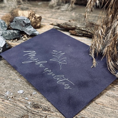 Velvet gift envelopes FOREVER PROMISE!