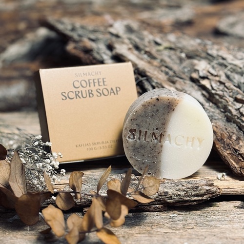 Coffee scrub soap