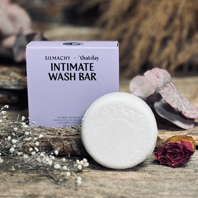 Intimate wash bar with Lactobacillus ferments, unscented