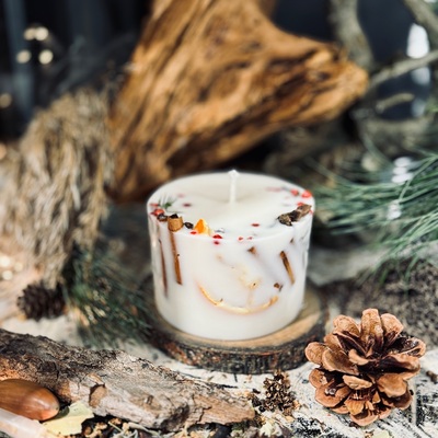 Sojas vaska svece ĀBOLU PĪRĀGS