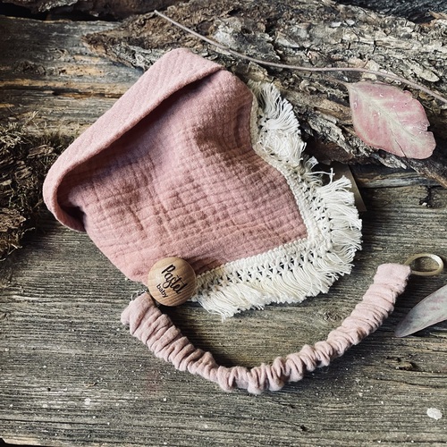 Komplekts- Lacīte / Knupja turētājs - ROZĀ