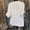 Men's linen shirt WHITE FAIRY TALE