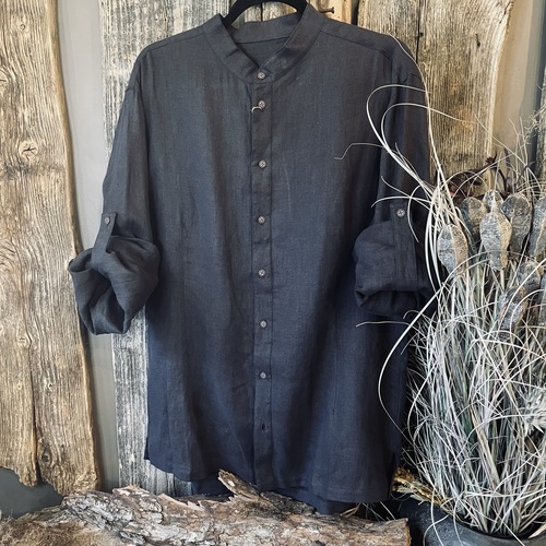 Men's linen shirt GRANITE