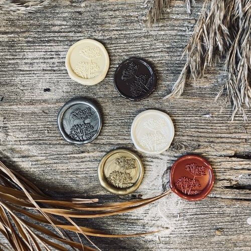 Stamping stickers MEADOW FLOWER