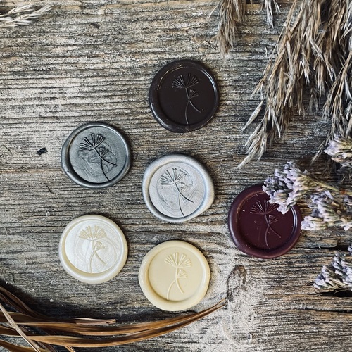 Stamping stickers DANDELION